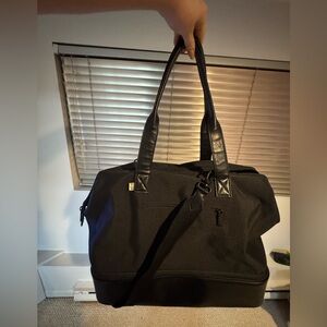 BEIS Regular Weekender Bag- Black, like-new
